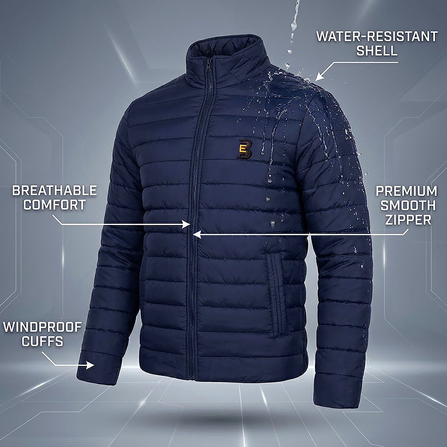 boldstep essentialswater resistant puffer jacket unisex – warm packable winter coat, windproof insulated quilted jacket for unisex cold weather outerwear boldstep essentialswater resistant puffer jacket unisex – warm packable winter coat, windproof insulated quilted jacket for unisex cold weather outerwear