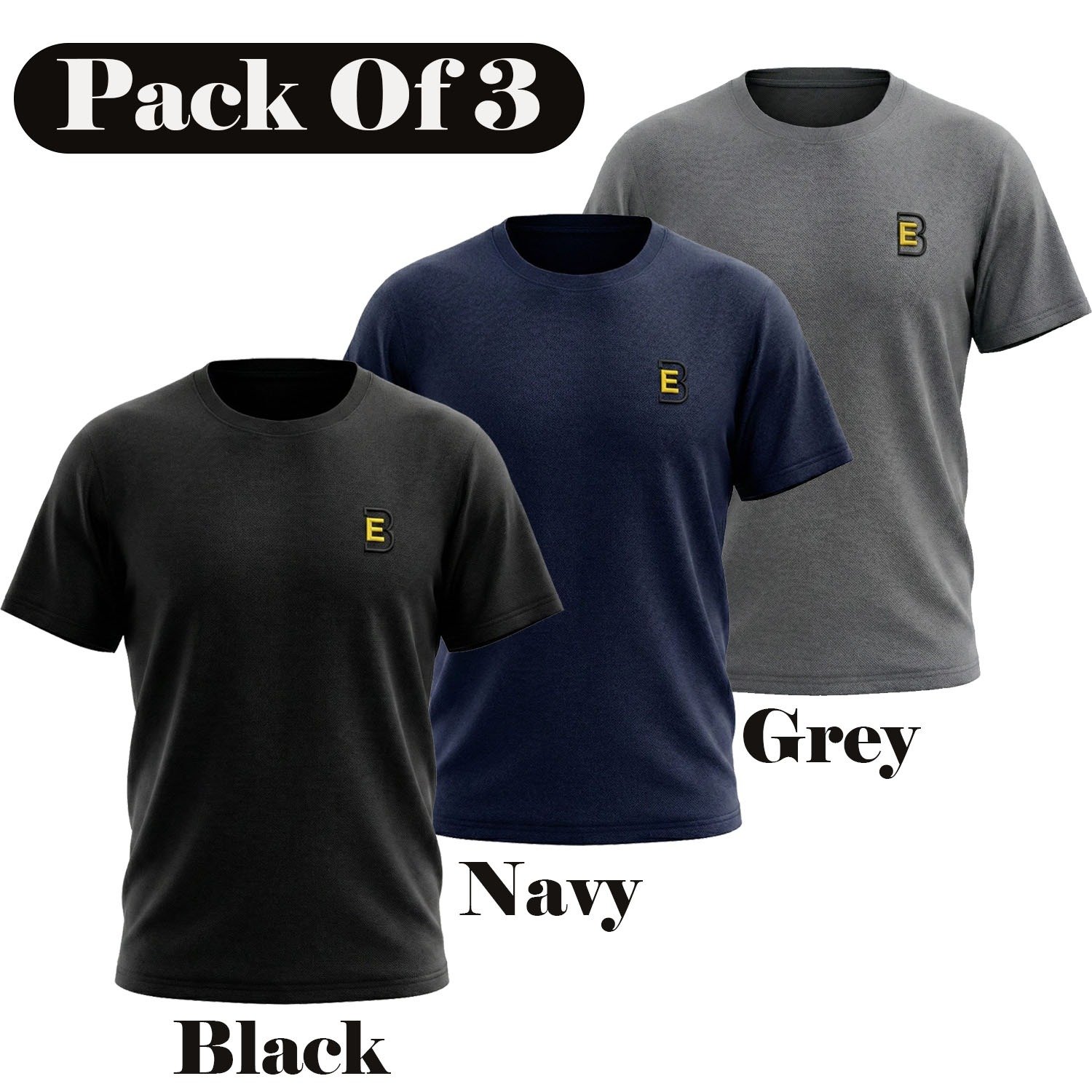 boldstep essentials mens t shirts – cotton blend plain novelty men's t shirts, short sleeve crew neck t shirts for man, premium ringspun cotton t shirt pack of 3 (3 color in 1 pack ( black*1/ navy*1/ grey*1) ) boldstep essentials mens t shirts – cotton blend plain novelty men's t shirts, short sleeve crew neck t shirts for man, premium ringspun cotton t shirt pack of 3 (3 color in 1 pack ( black*1/ navy*1/ grey*1) )
